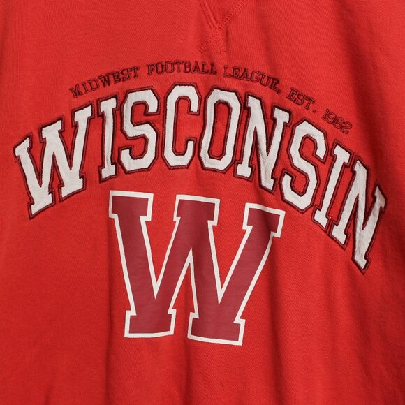 H&M Wisconsin Football Sweatshirt Womens Medium Burnt Orange - Picture 7 of 7